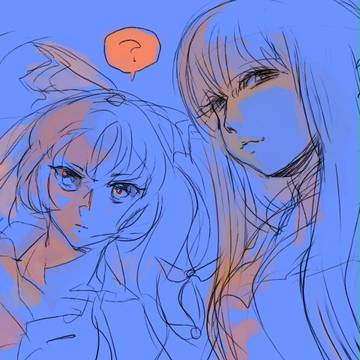 輝夜と妹紅