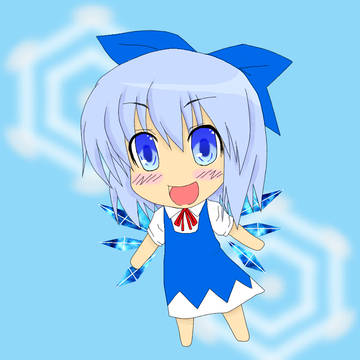 チルノを塗ってみた