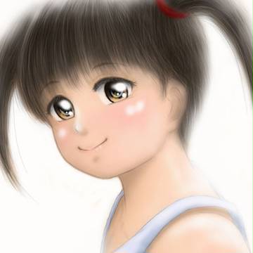 あずきちゃんを描きました