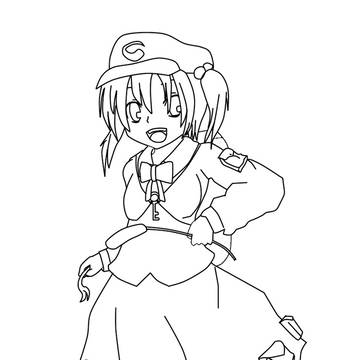線画。