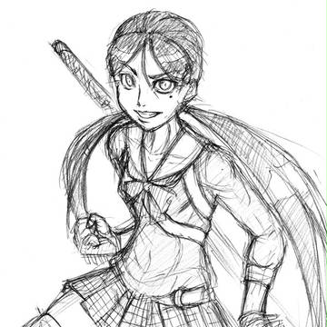 妹チャン落書き