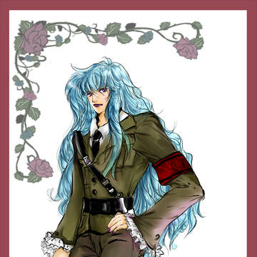 軍服アフロ