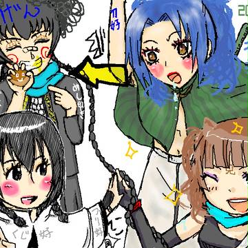 絵茶プリクラ風味