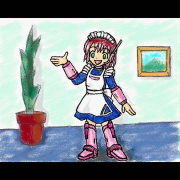 DSiLLで看板娘を