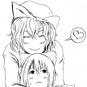 レティとチルノ