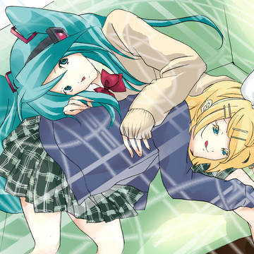 初音ミクとリン