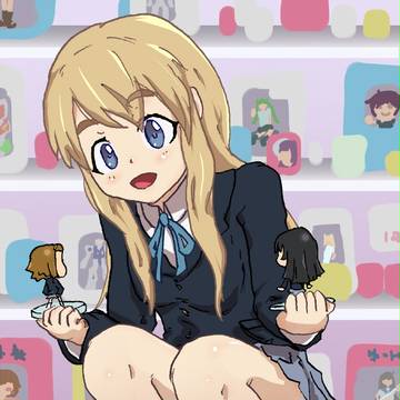 むぎちゃんinオタクショップ