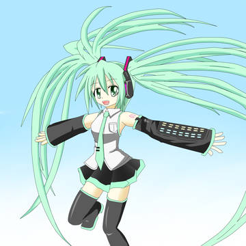 初投稿　ミクさん