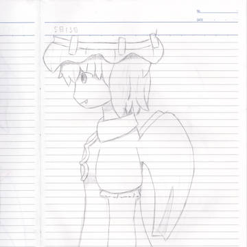 横顔描いてみた