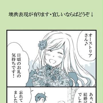 綺麗ですね【ヘタリアほんわか夫婦】