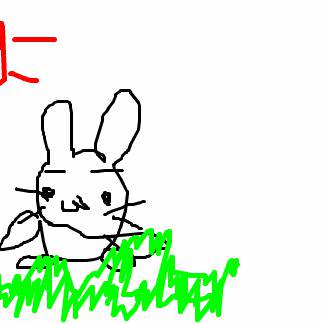 平和のうさぎくん