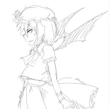 東方キャラのらくがき