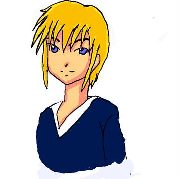 思い浮かぶままに描いた女の子