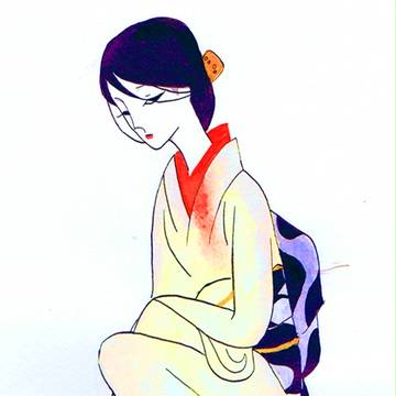 着物の女性
