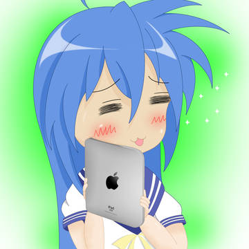 こなたに誕生日プレゼントのiPad