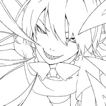 鵺線画