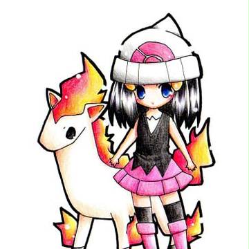 お嬢様とポニータ