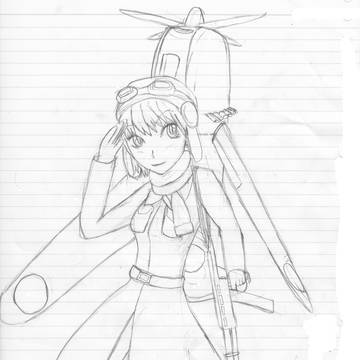 紫電改(擬人化）