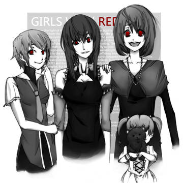 GIRLS WITH RED EYES
