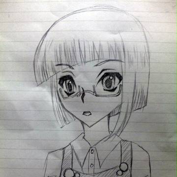 斜めぱっつん