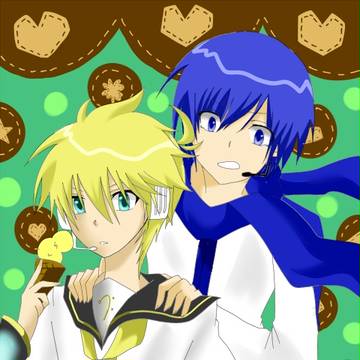 レン君とKAITO兄さーん(´・ω・｀)