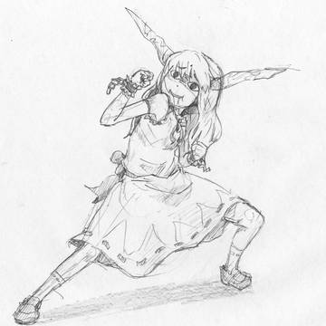 伊吹萃香が本気出しちゃうポーズ