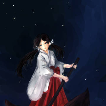 夜の渡し船