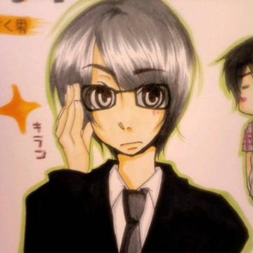 先行く男