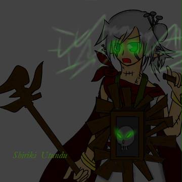 擬人化シリキ様を描いてみました