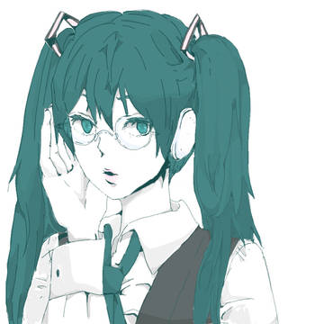 めがねミク
