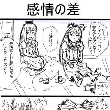 東方４コマ漫画