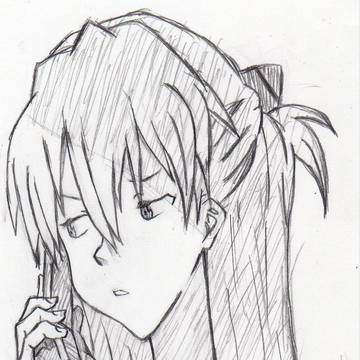 アスカ　模写