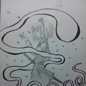 ブログ10000HIT記念絵