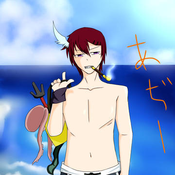 【ピクルーン】満喫しすぎなプルート【海開き】