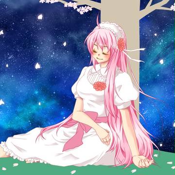 桜の微笑みに