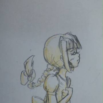 少女の優しさに花の慈愛を