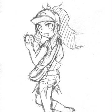 【ラクガキ】新作ポケ女主人公