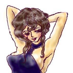 髪を結う不二子