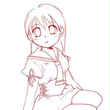 セーラー服の女の子002
