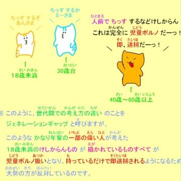 ひとコマでわかる『児童ポルノ禁止法改正案』(まんが禁止法)