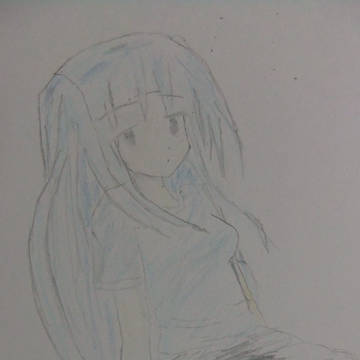 看板娘描いてみた