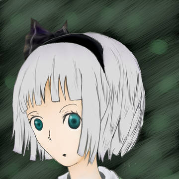 妖夢♪ ・・・を描きたかった・・・