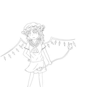 フランちゃん　描いたよ