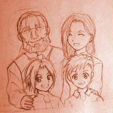 家族写真セピア