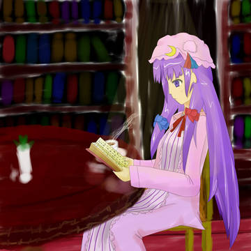 読書タイム　パチュリー