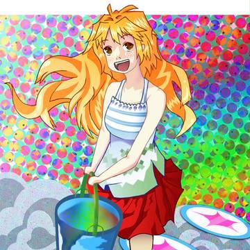 色を運んでいるんです