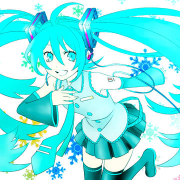 初音ミク　塗ってみた。