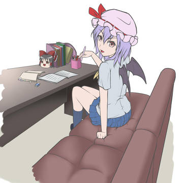 レミリア勉強する
