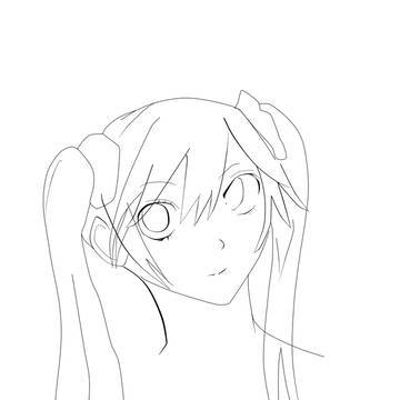 初めての線画