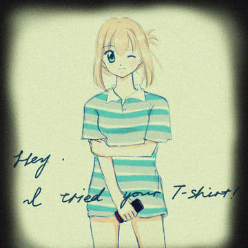 Hey,I tried your T-shirt!